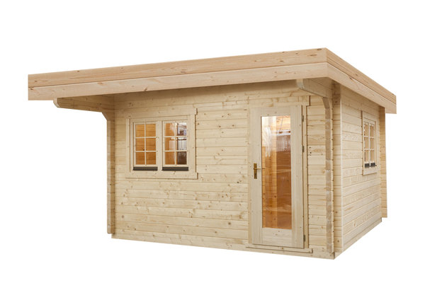 Buiten sauna 3940 Extra met platdak